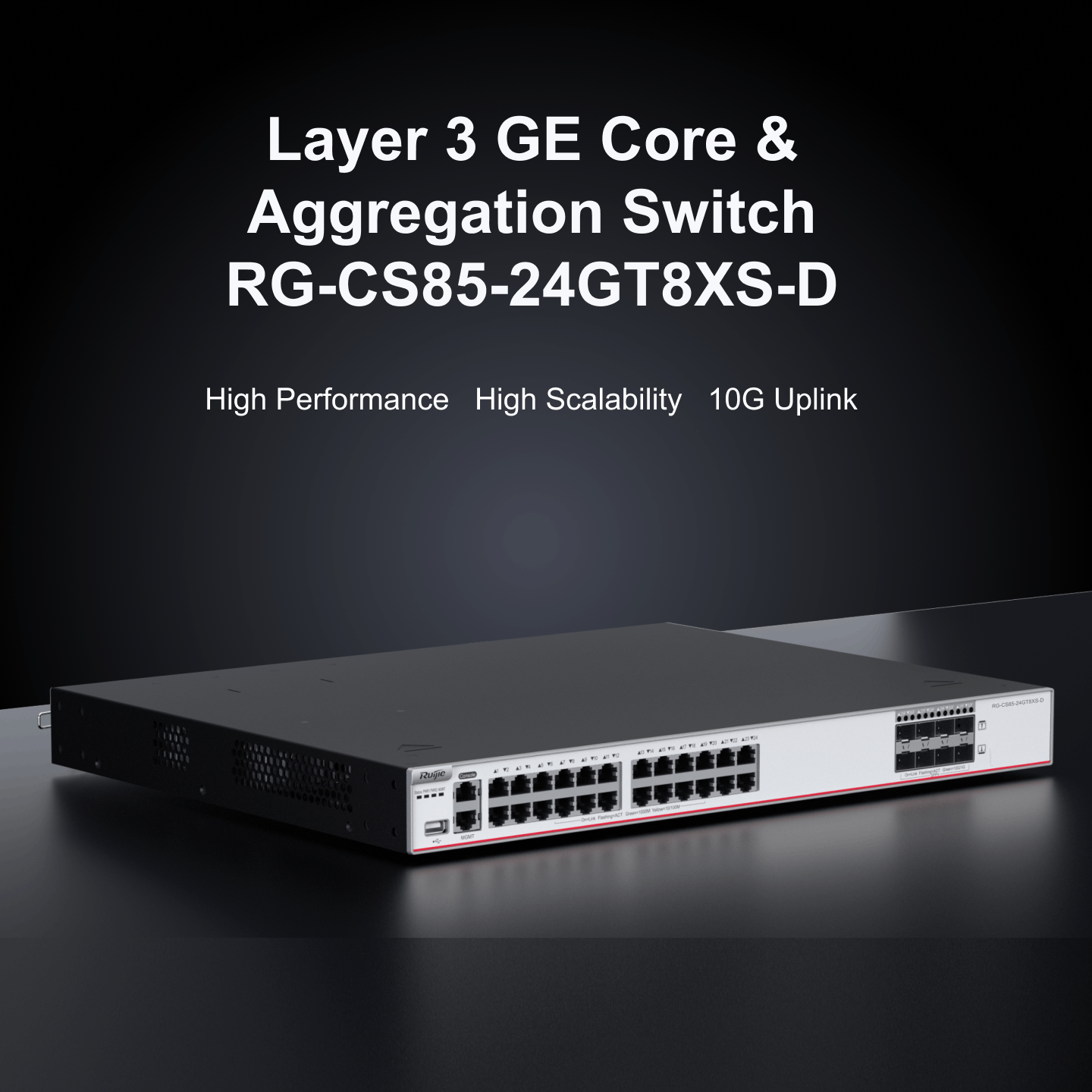 RG-CS85-24GT8XS-D Sieci w małych i średnich przedsiębiorstwach - 2