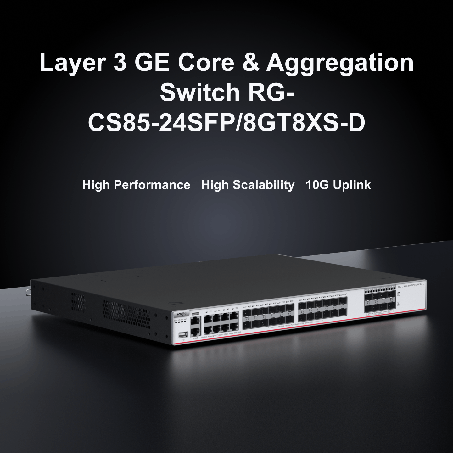 RG-CS85-24SFP/8GT8XS-D Sieci w małych i średnich przedsiębiorstwach - 2