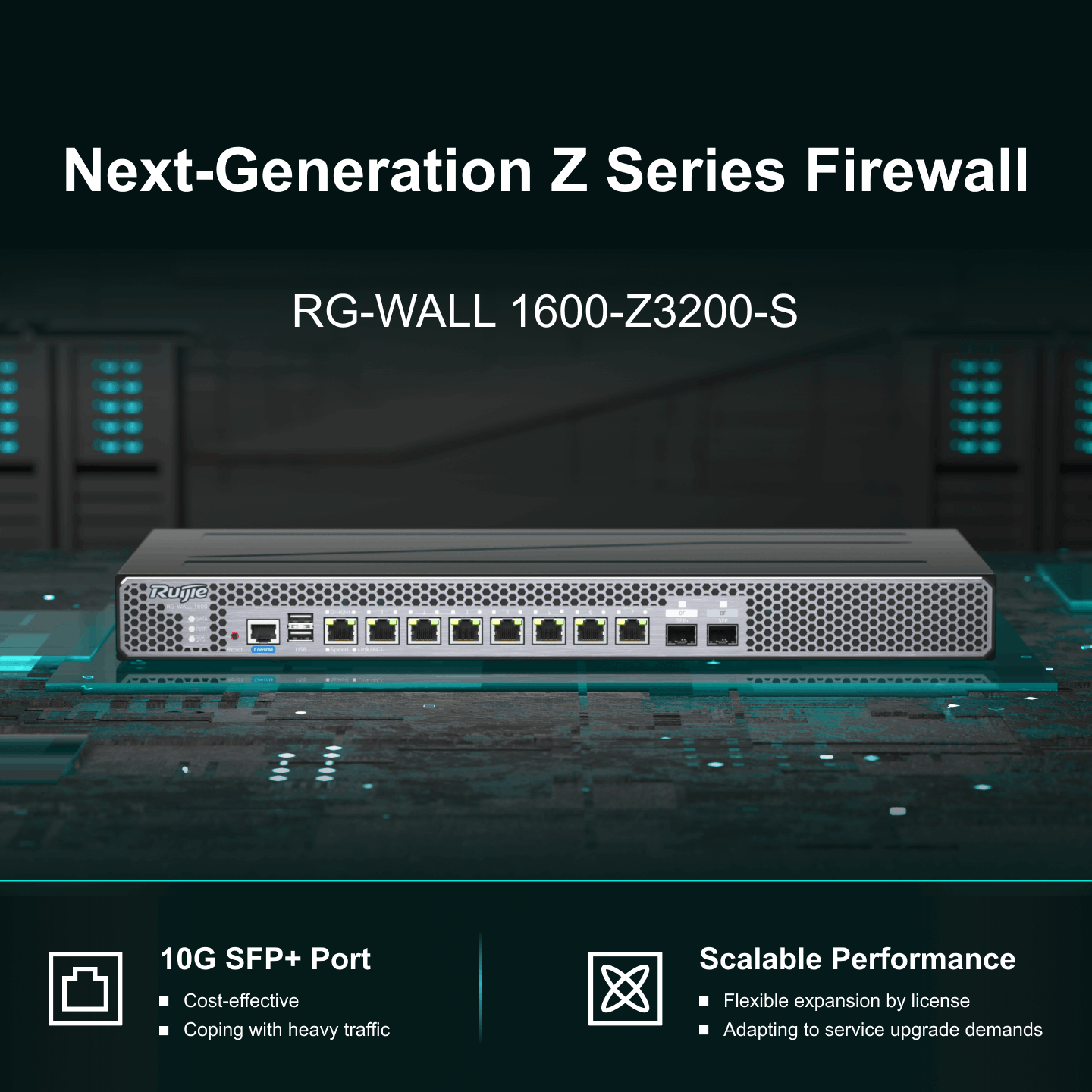 RG-WALL 1600-Z3200-S Sieci w małych i średnich przedsiębiorstwach - 4