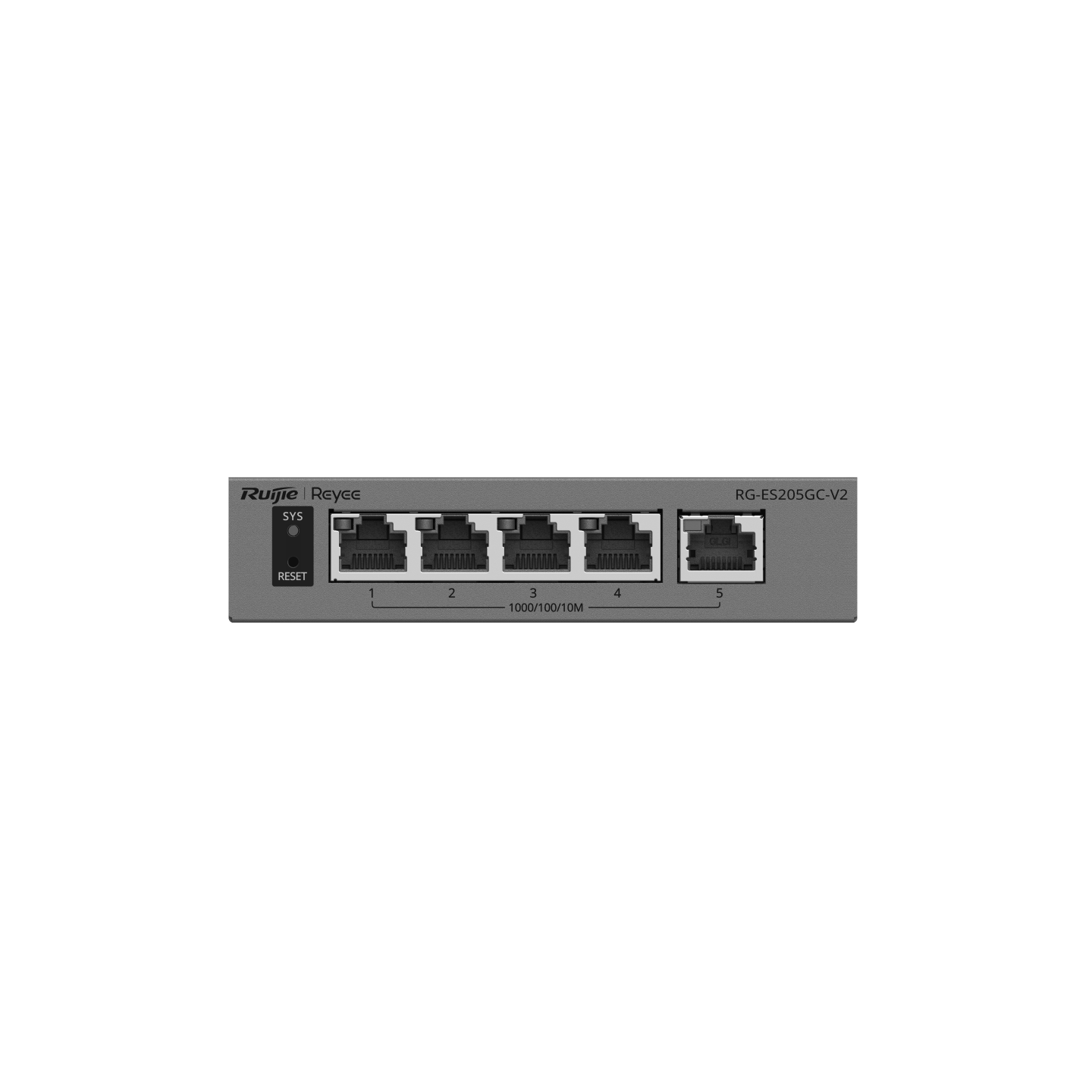 RG-ES205GC-V2, 5-Port Gigabit Smart Cloud-Managed Non-PoE Switch