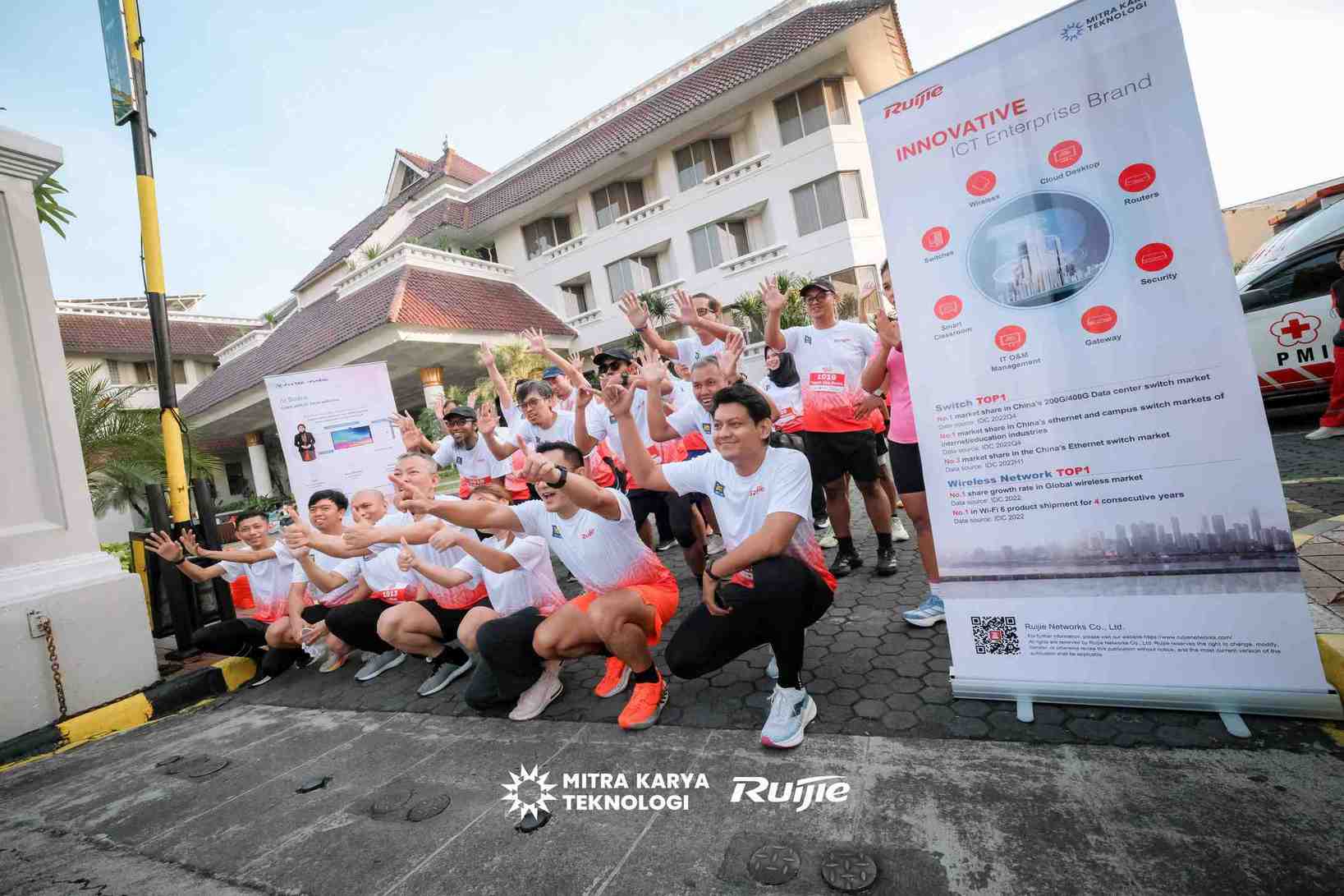 Run with Ruijie participants
