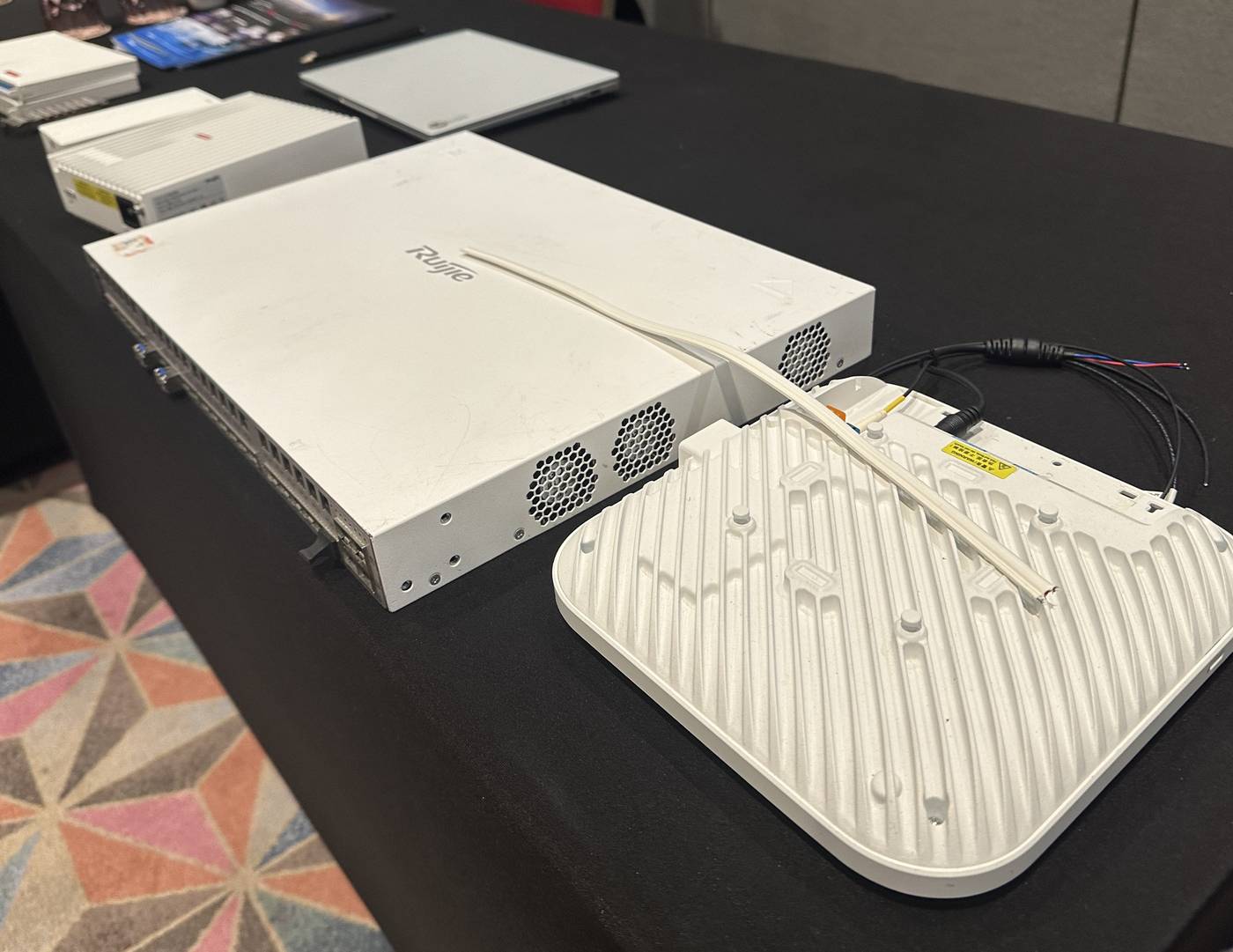 Ruijie high-density wireless access points and switching hardware