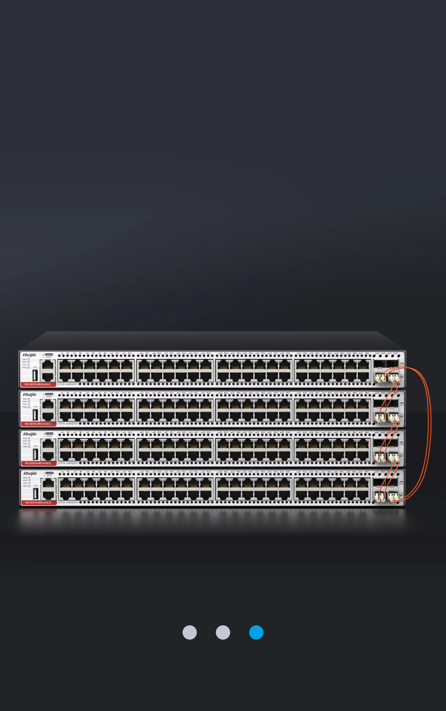 48-Port GE Electrical Layer 3 Managed Access Switch, Four 10G