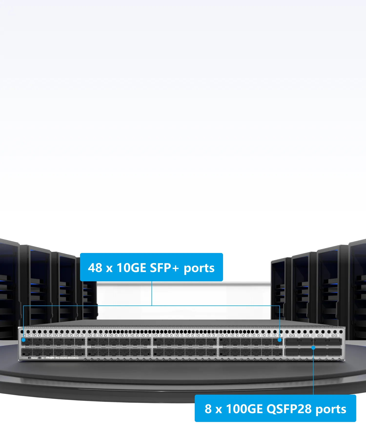 Data Center Switches RG-S6250-48XS8CQ 10GE Data Center Access Switch