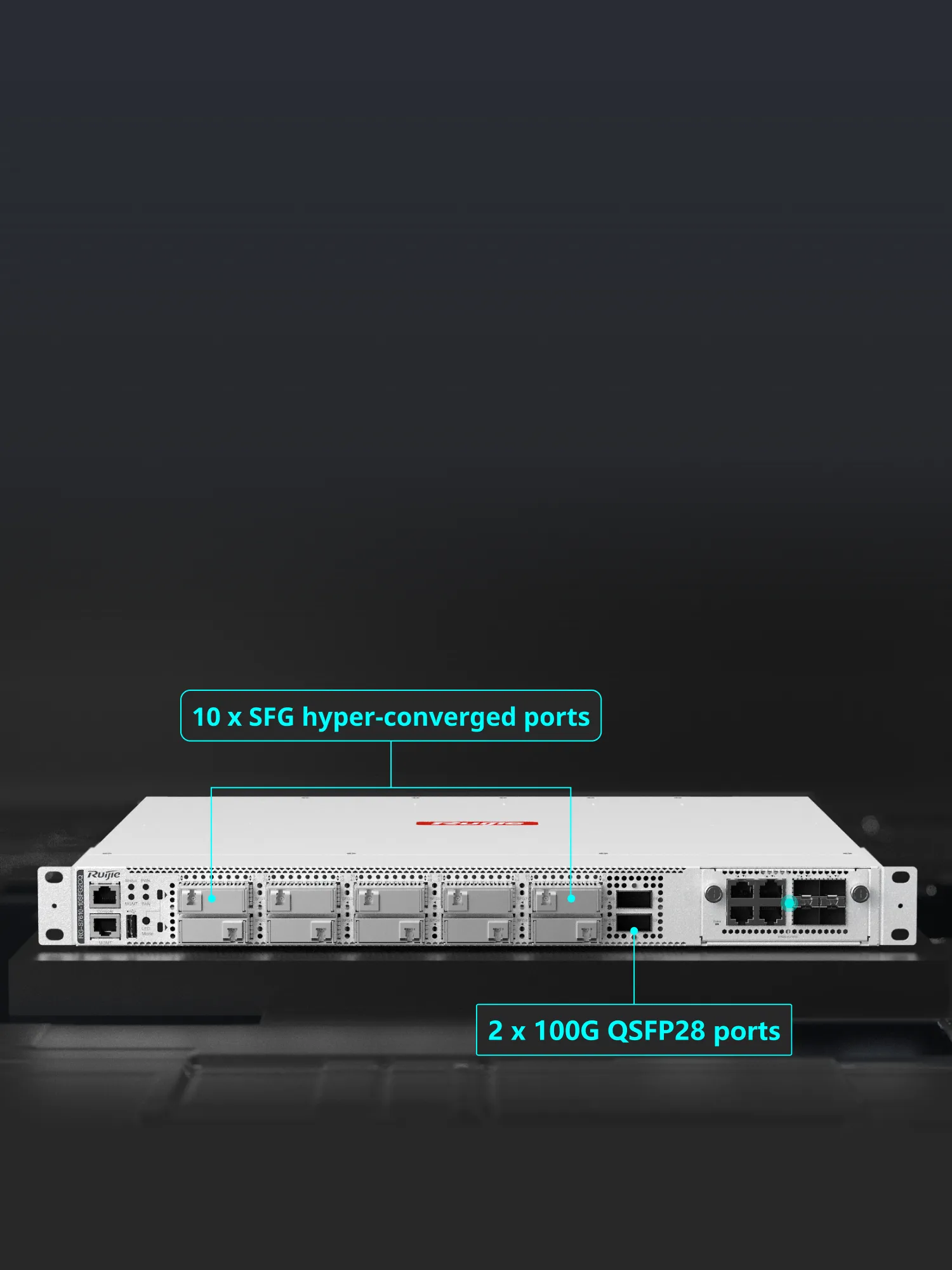 Campus Switches RG-S7610-10SFG2CQ 1 U Ultra High-Density CWDM