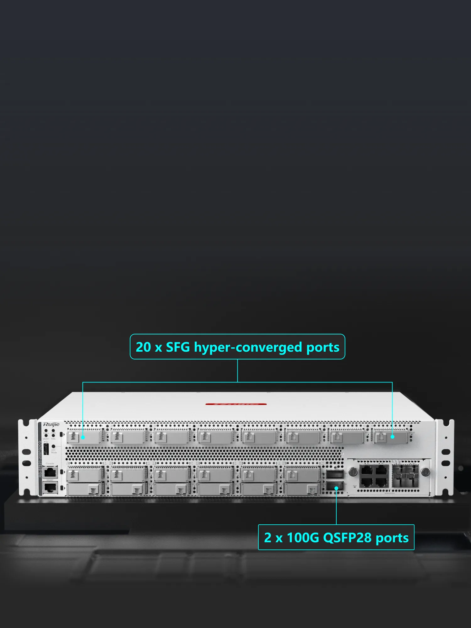 Campus Switches RG-S7620-20SFG2CQ 2 U Ultra High-Density CWDM