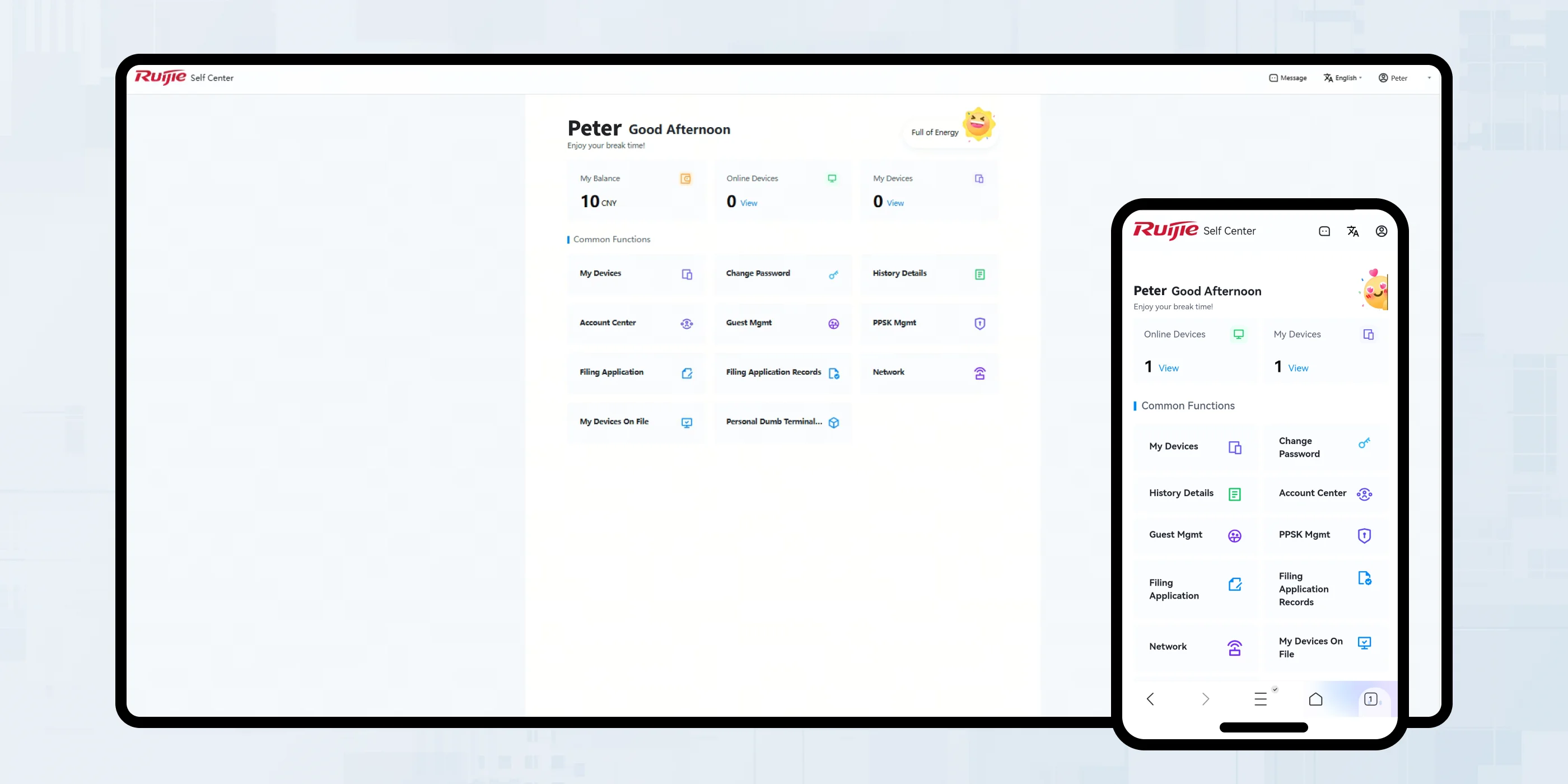 Self-service network access