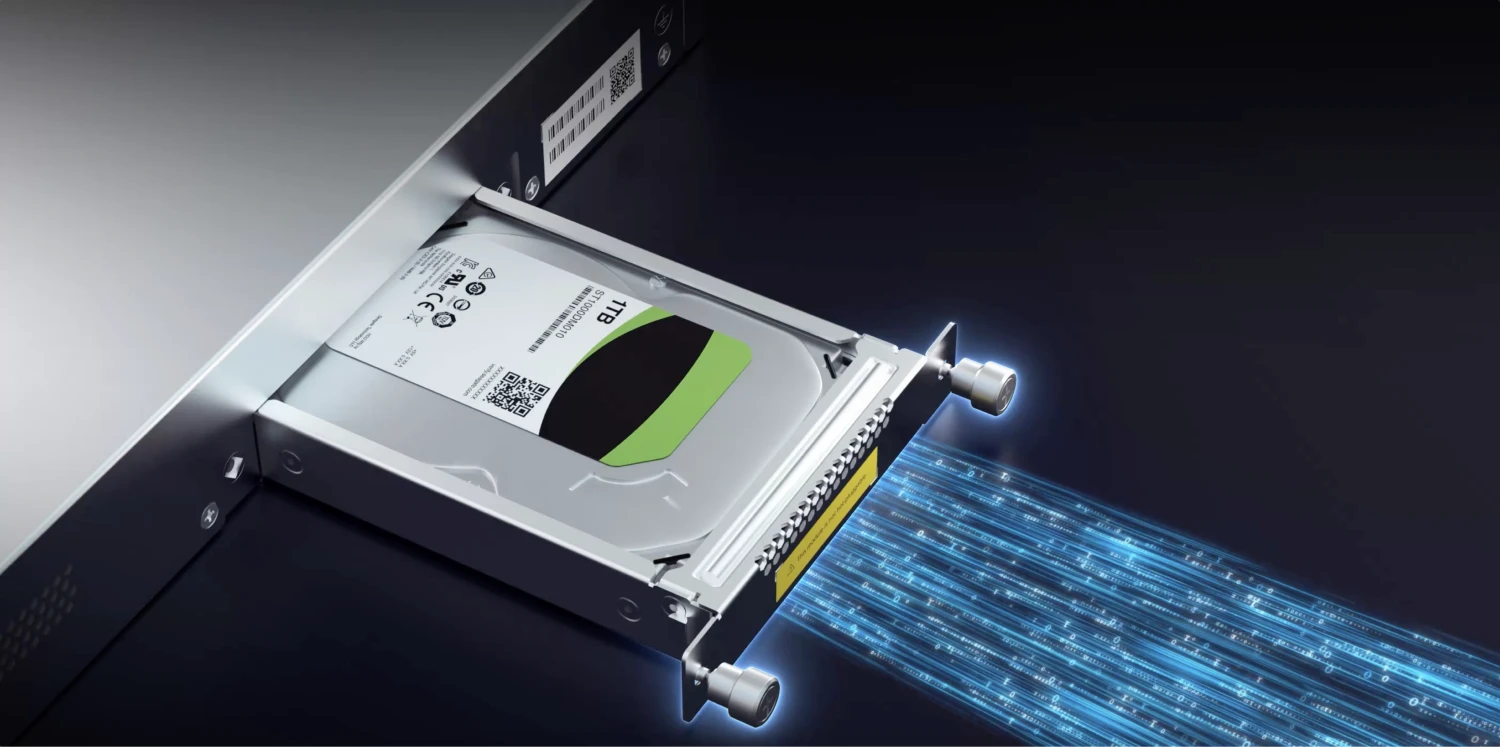 2.5'' 1TB SATA HDD Extension for 6–12 Months <br>Syslog Storage