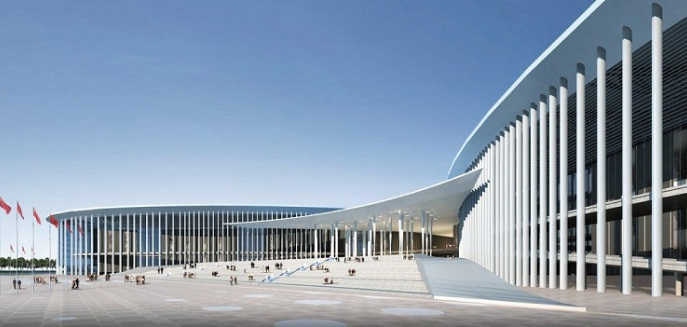 National Exhibition and Convention Center (NECC) in Shanghai